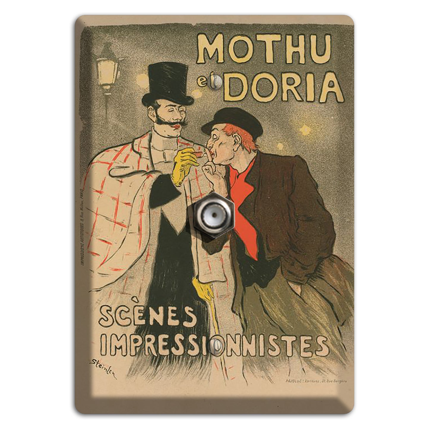 Moutha at Doria Vintage Poster Cable Wallplate