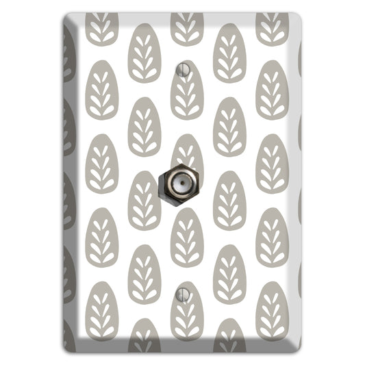 Simple Scandanavian Style U Cable Wallplate