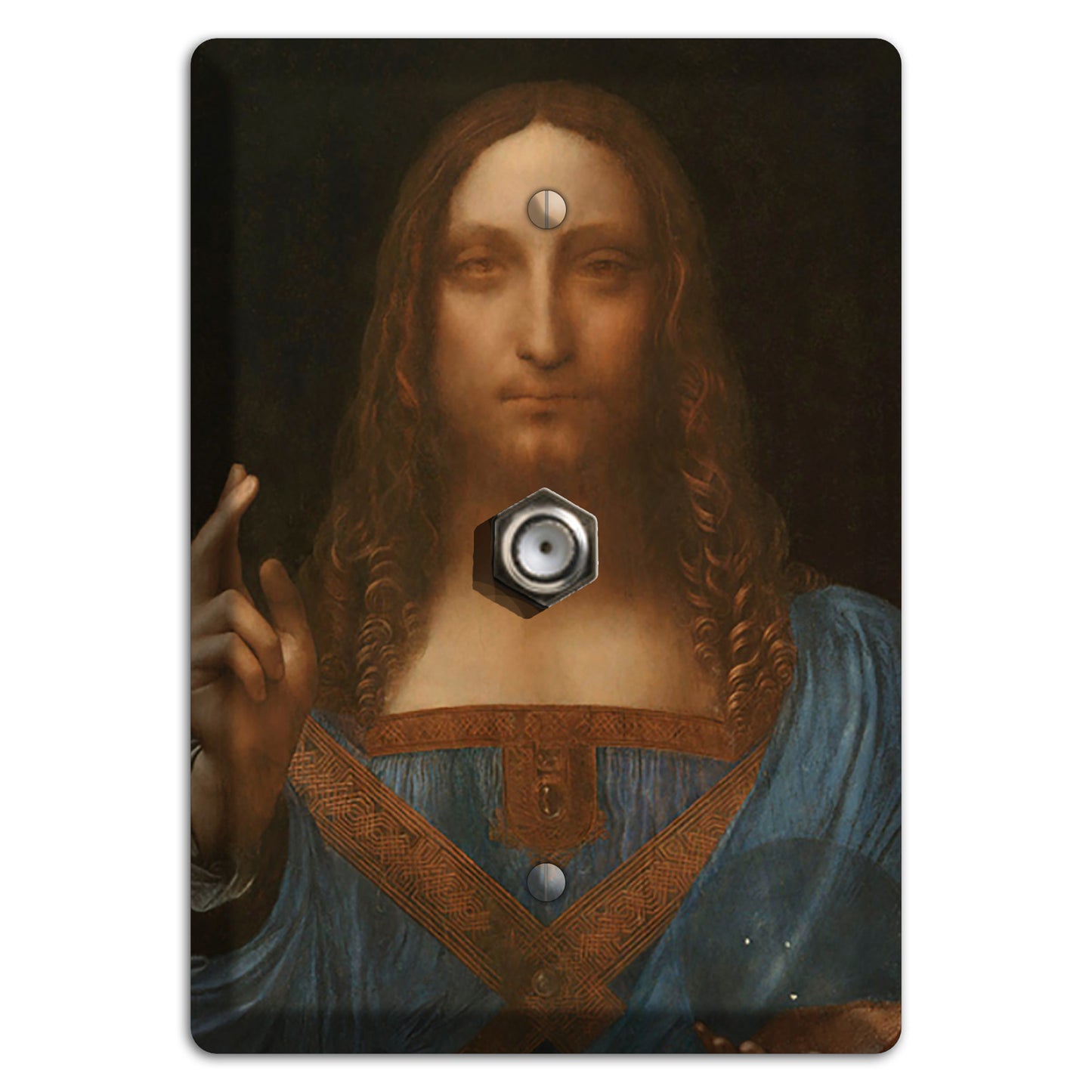 Da Vinci - Salvatore Mundi Cable Wallplate