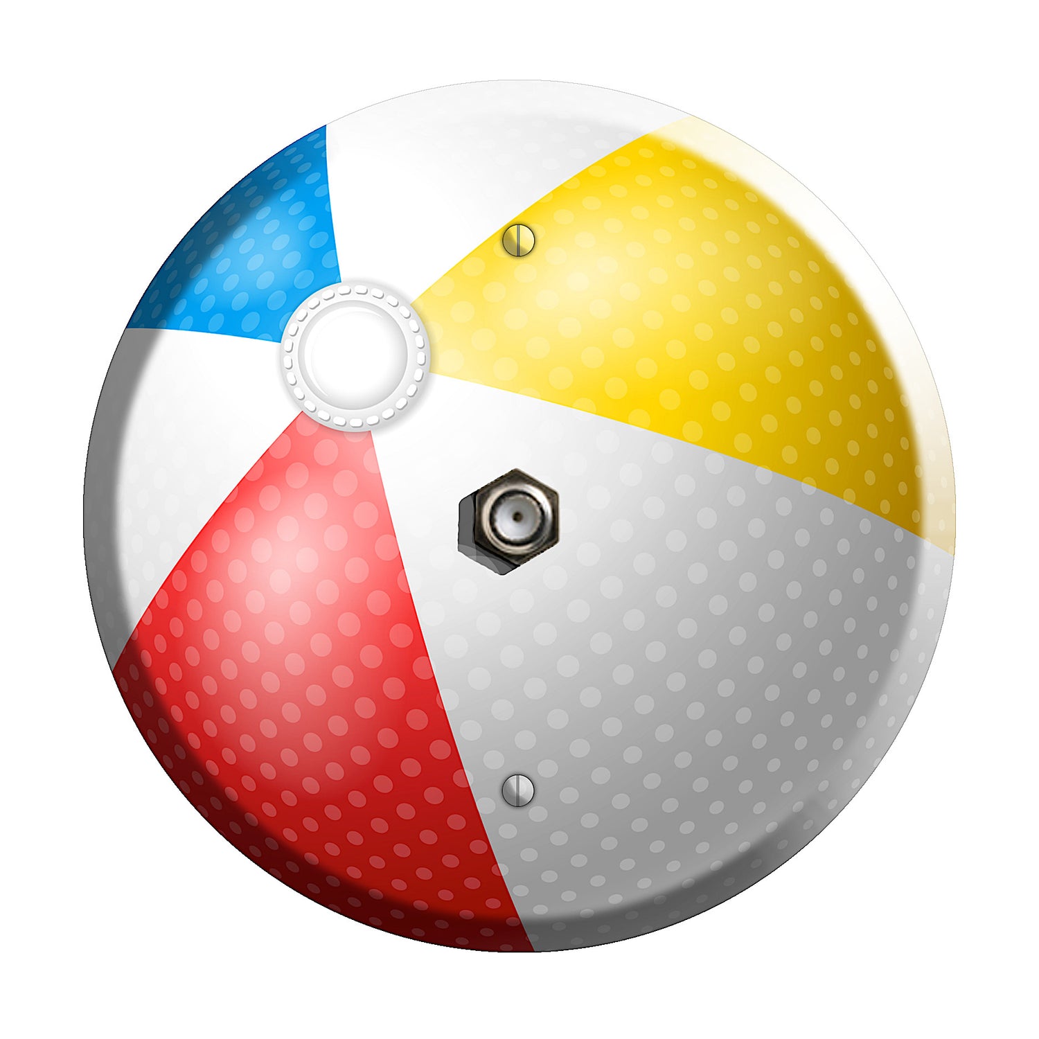 Beach Ball Cable Wallplate