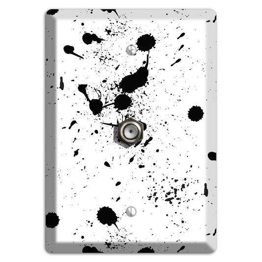 Ink Splash 3 Cable Wallplate