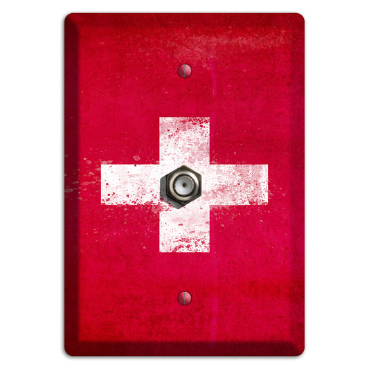 Switzerland Cover Plates Cable Wallplate