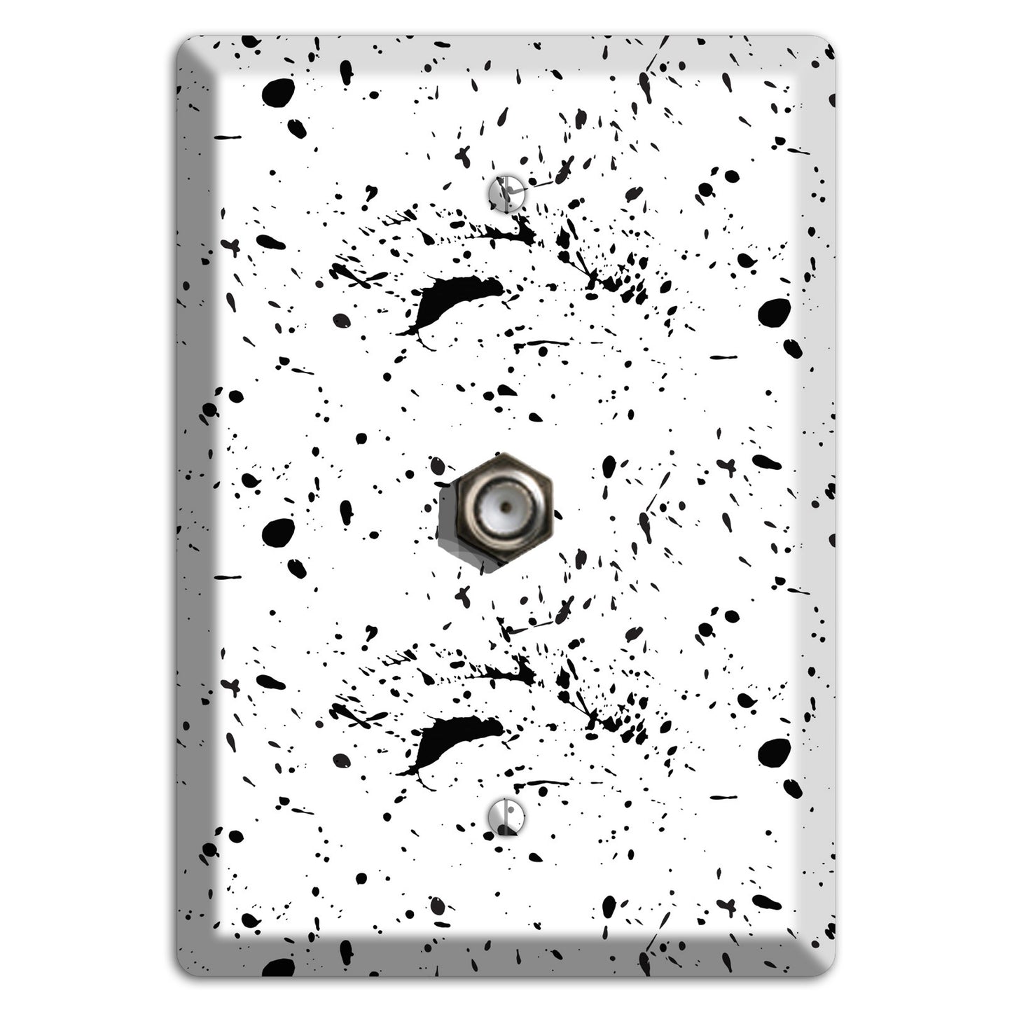 Ink Splash 5 Cable Wallplate