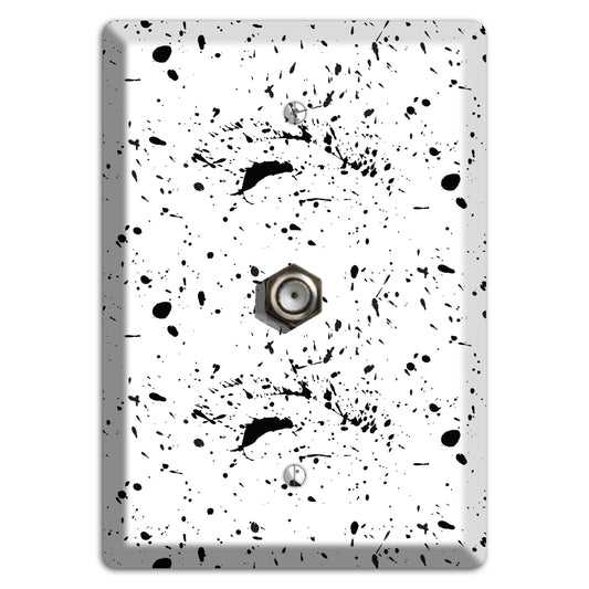 Ink Splash 5 Cable Wallplate