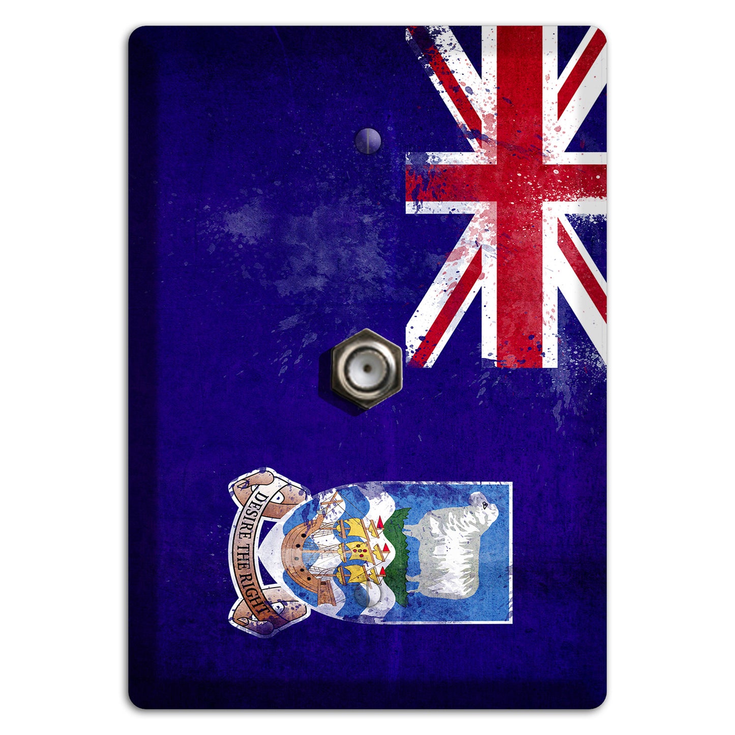 Falkland Island Cover Plates Cable Wallplate