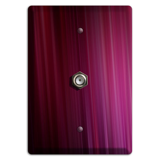 Fuschia Ray of Light Cable Wallplate