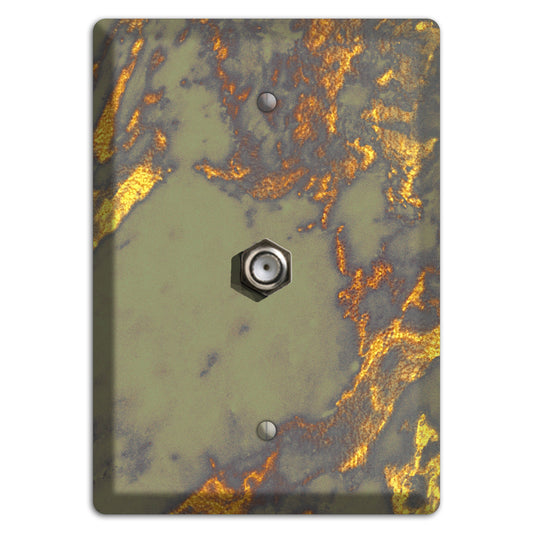 Gurkha Marble Cable Wallplate