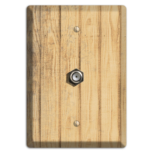 Twine Weathered Wood Cable Wallplate