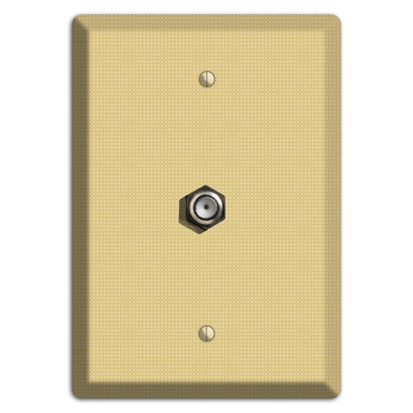 Khaki Weave Cable Wallplate