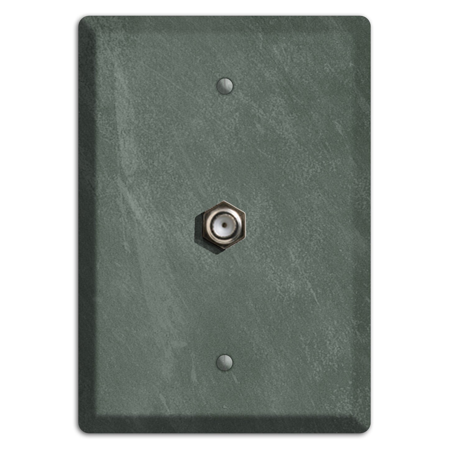 Chalk Dark Green Cable Wallplate