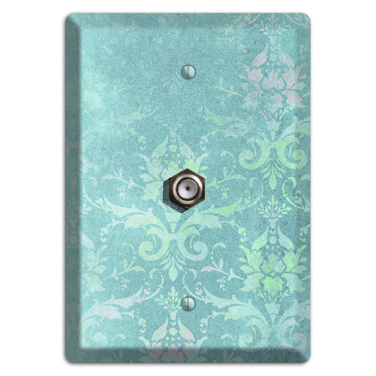 Logan Whimsical Damask Cable Wallplate