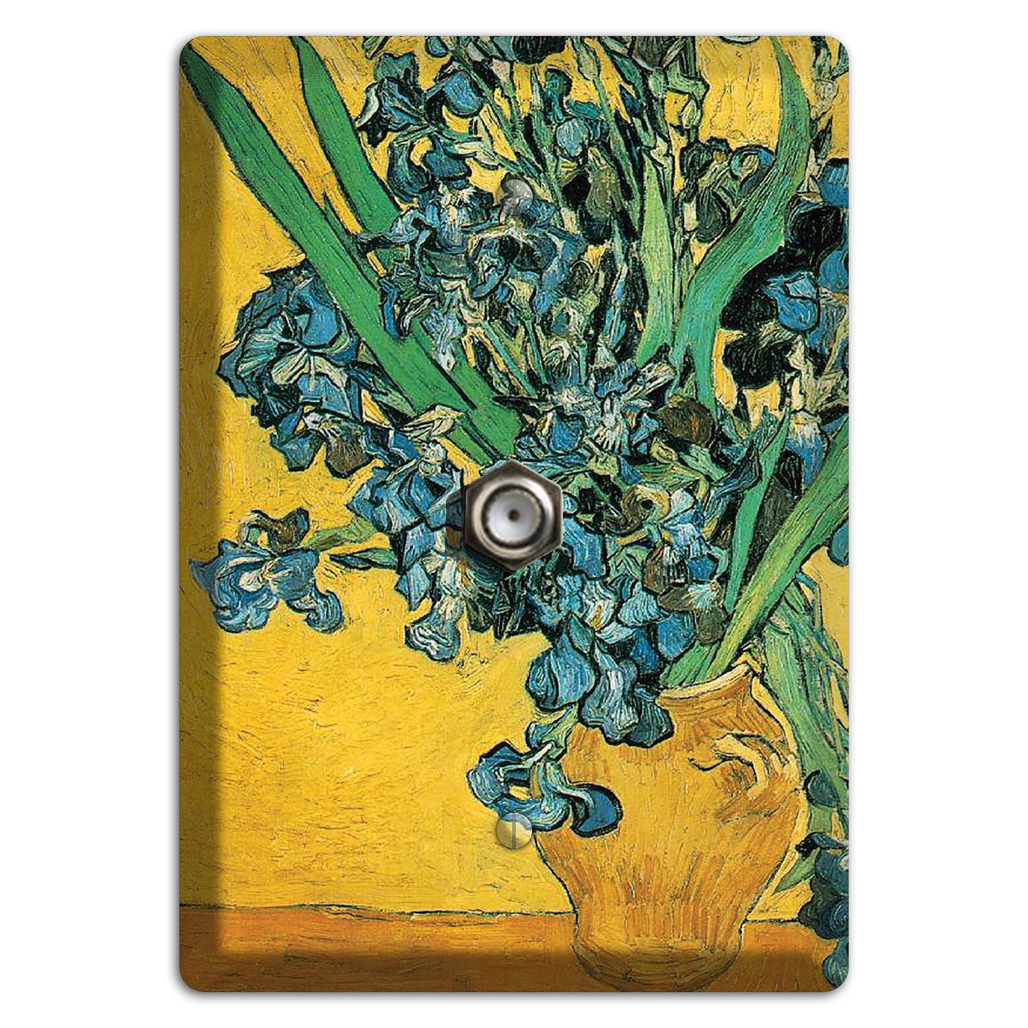 Vincent Van Gogh 3 Cable Wallplate