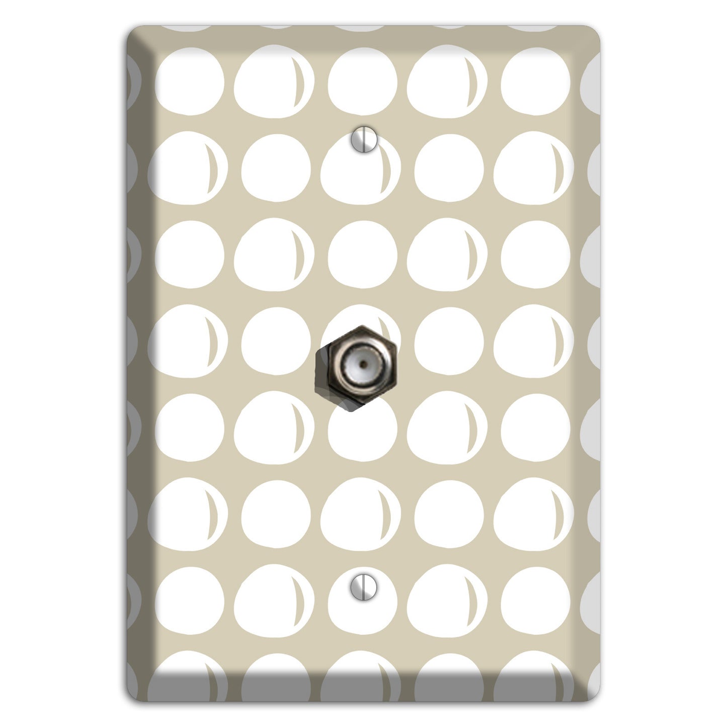 Simple Scandanavian Style KK Cable Wallplate