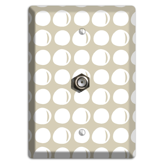 Simple Scandanavian Style KK Cable Wallplate