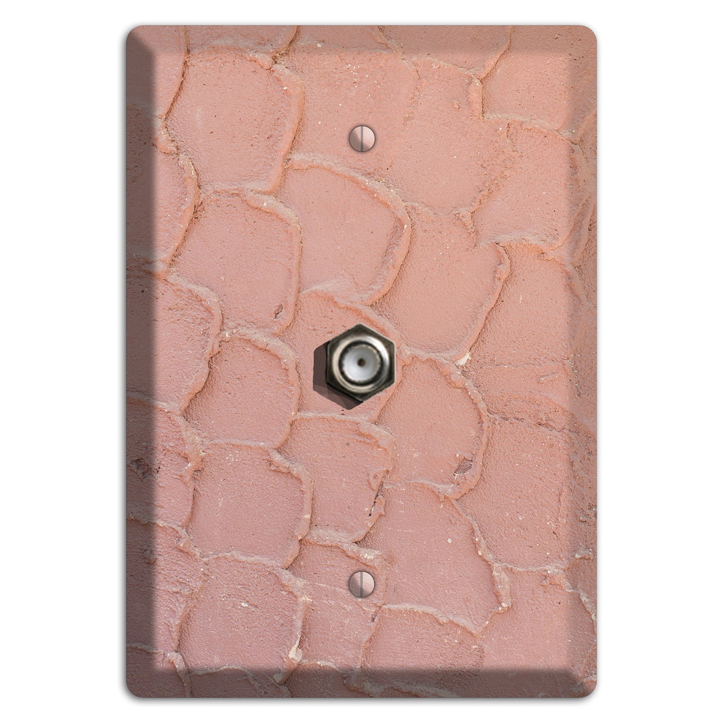 Plaster 4 Cable Wallplate