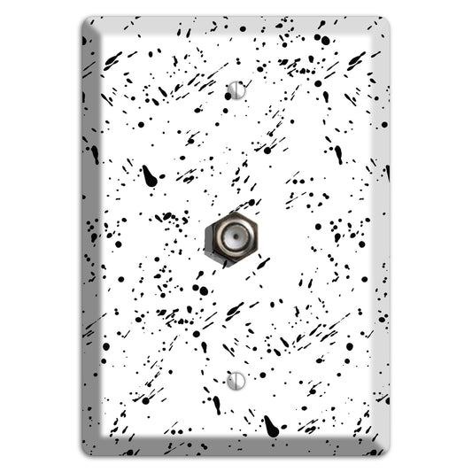 Ink Splash 10 Cable Wallplate