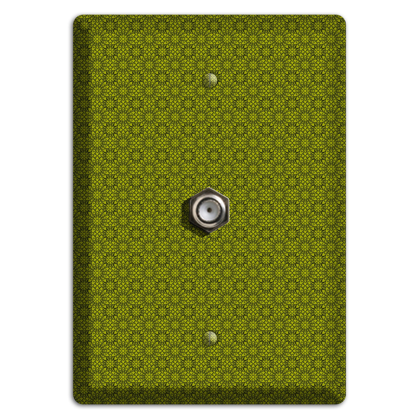 Multi Green Foulard Cable Wallplate