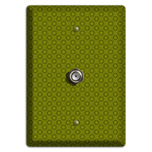 Multi Green Foulard Cable Wallplate