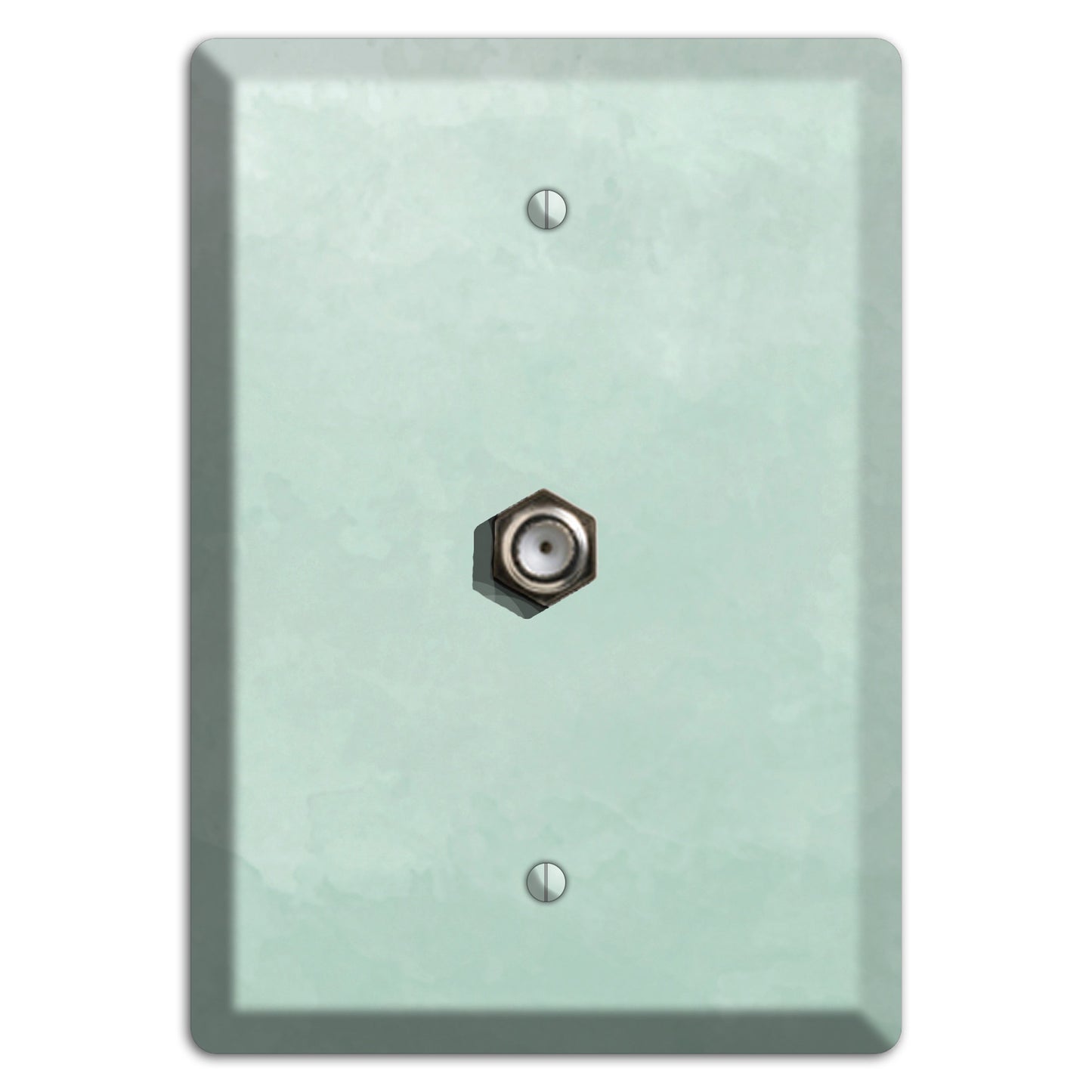 Sea Foam Green Ombre Cable Wallplate