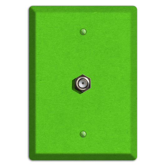 Kelly Green Kraft Cable Wallplate