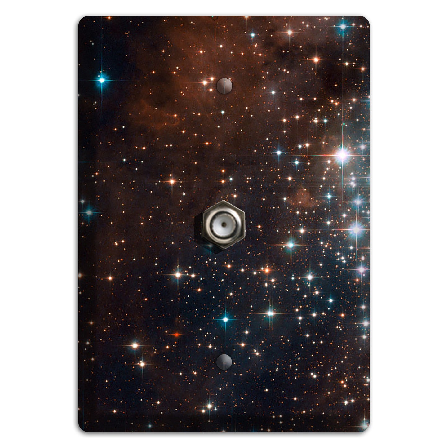 star cluster bursts Cable Wallplate