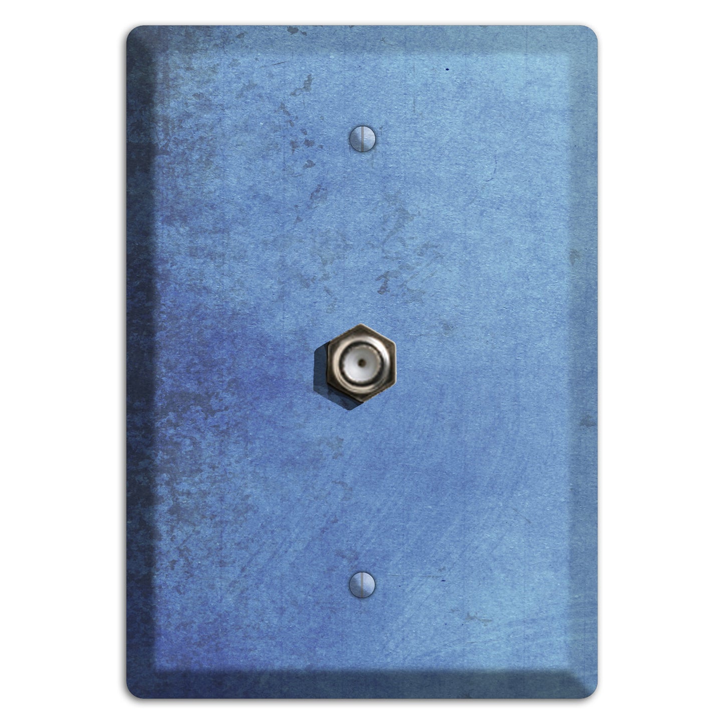 Polo Blue Vintage Grunge Cable Wallplate