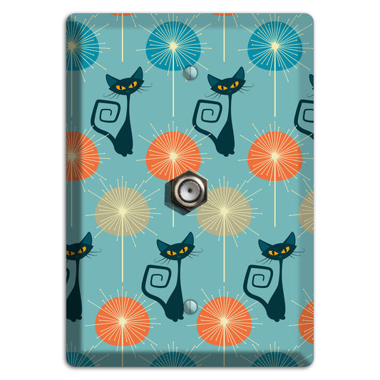 Atomic Burst Kitties Cable Wallplate