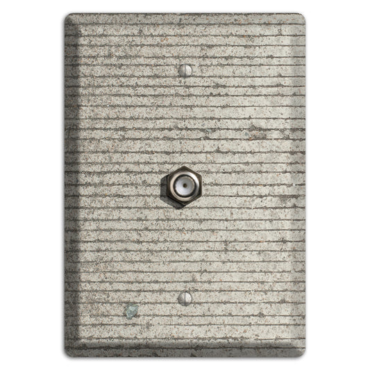 Horizontal Concrete Cable Wallplate