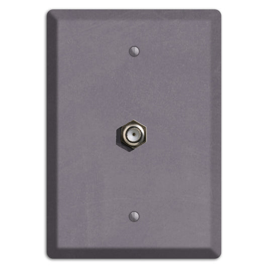 Chalk Purple Cable Wallplate