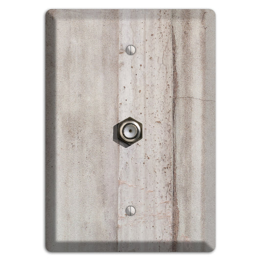 Old Concrete 5 Cable Wallplate