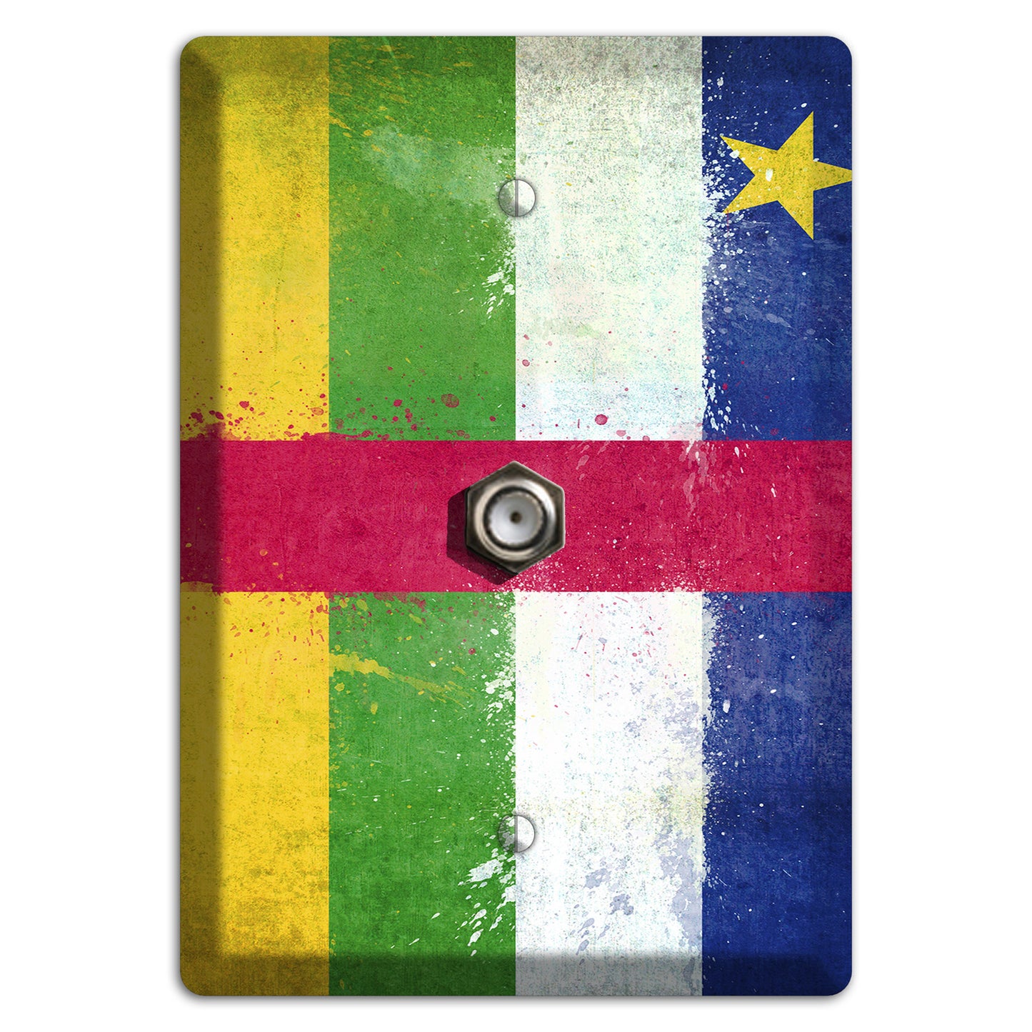 Central African Republic Cover Plates Cable Wallplate