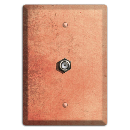 Tonys pink Vintage Grunge Cable Wallplate