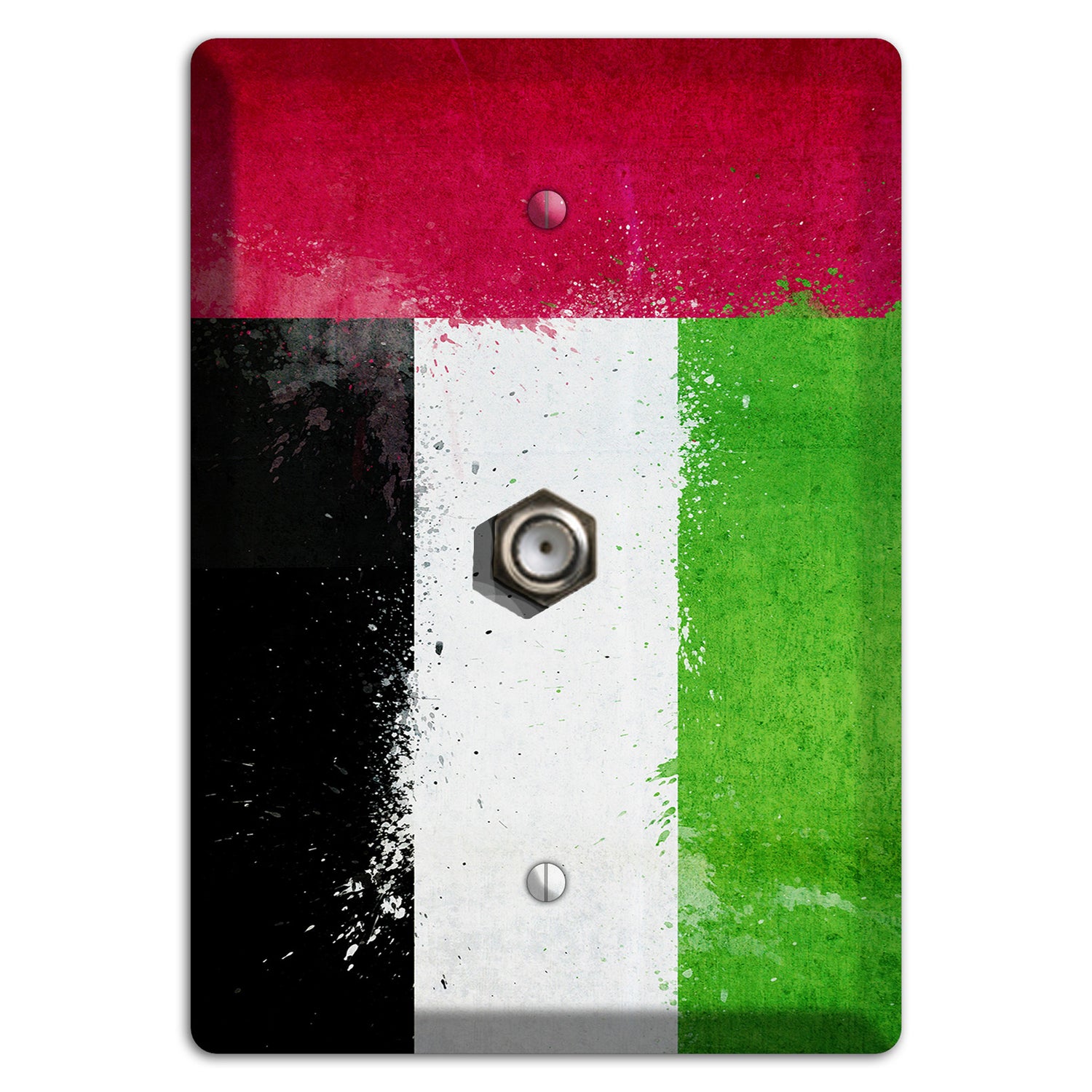 United Arab Emirates Cover Plates Cable Wallplate