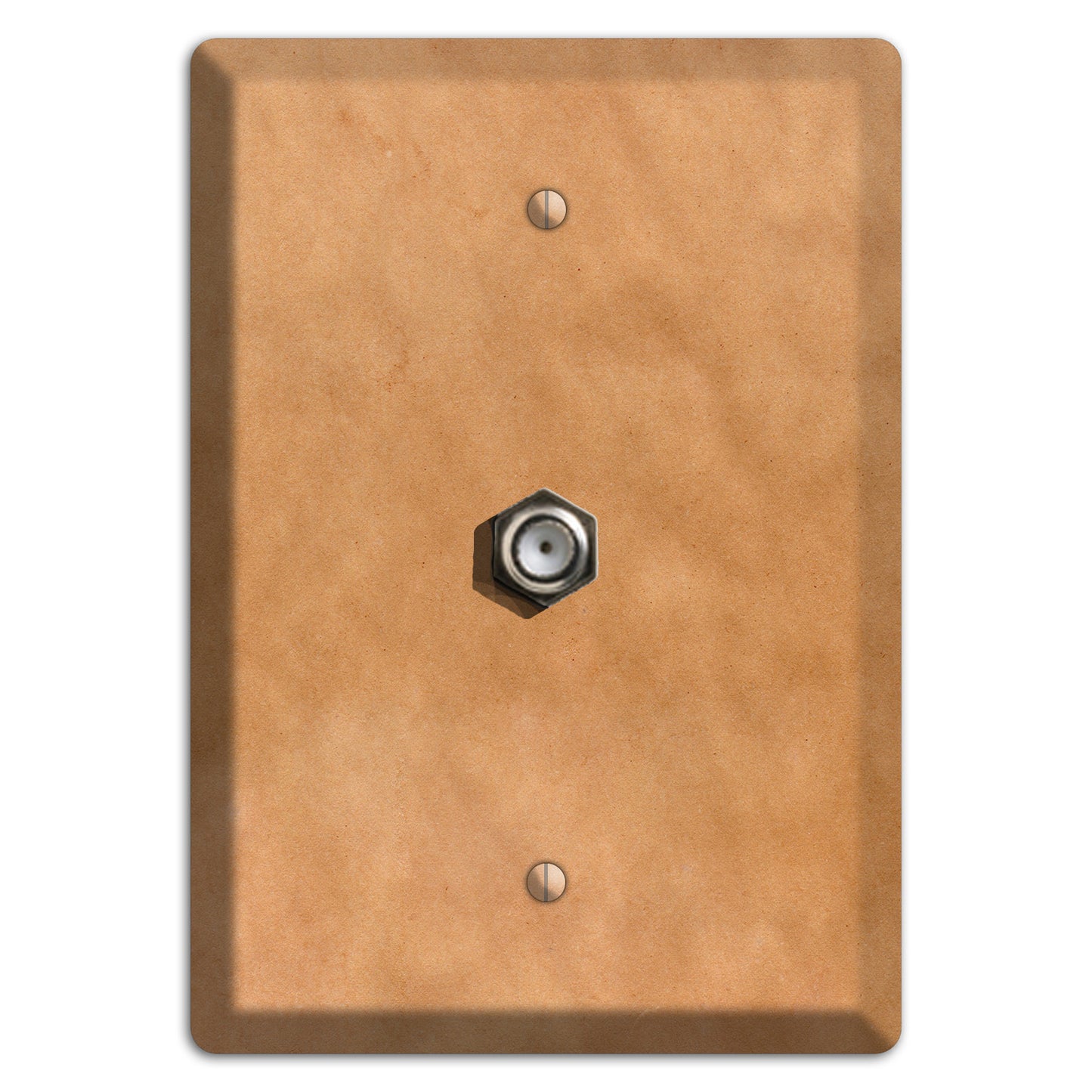 Aged Paper 9 Cable Wallplate