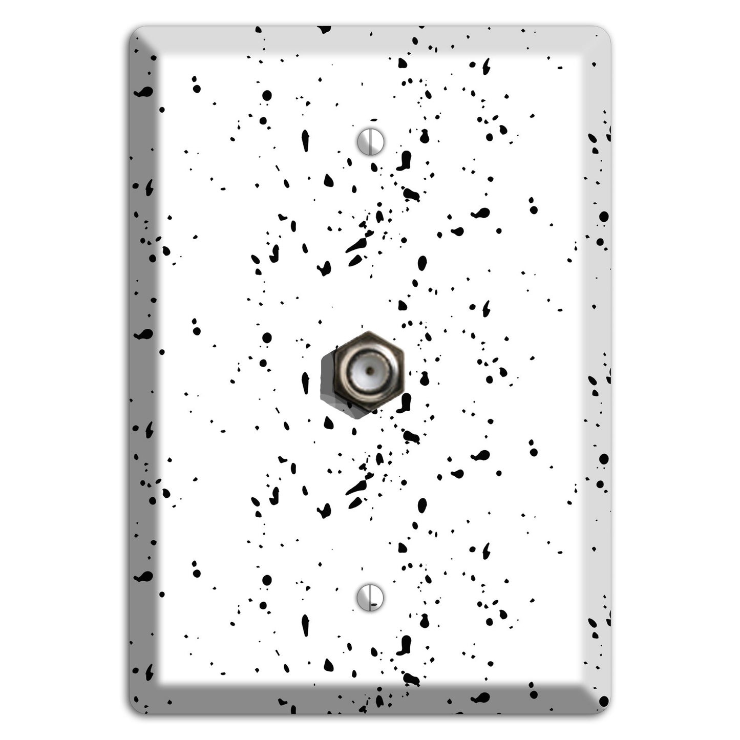 Ink Drops 2 Cable Wallplate