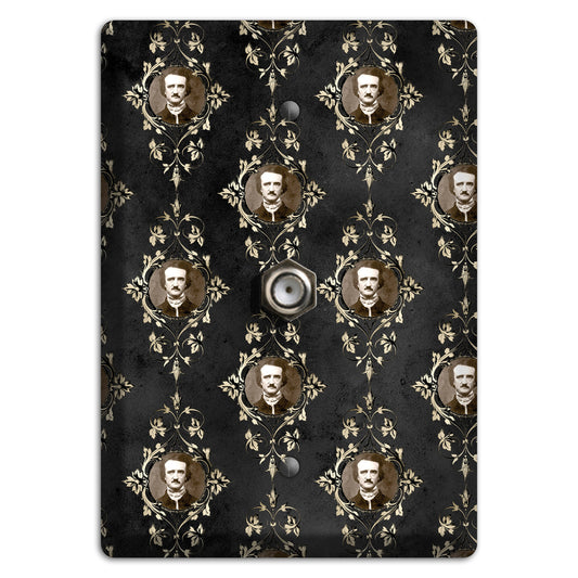 Edgar Allen Poe Self Portrait Cable Wallplate