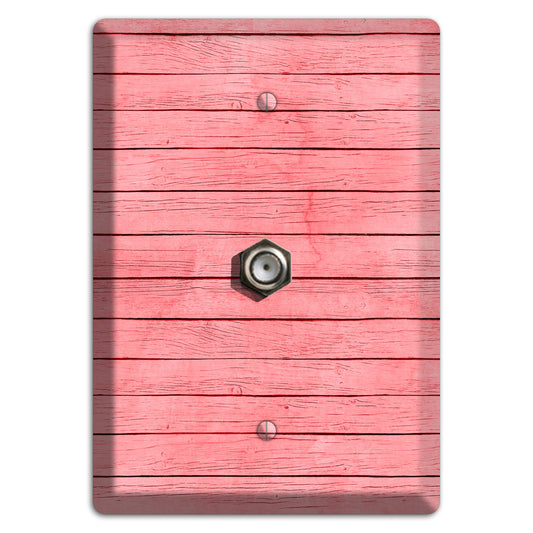 Sea Pink Soft Coral Cable Wallplate