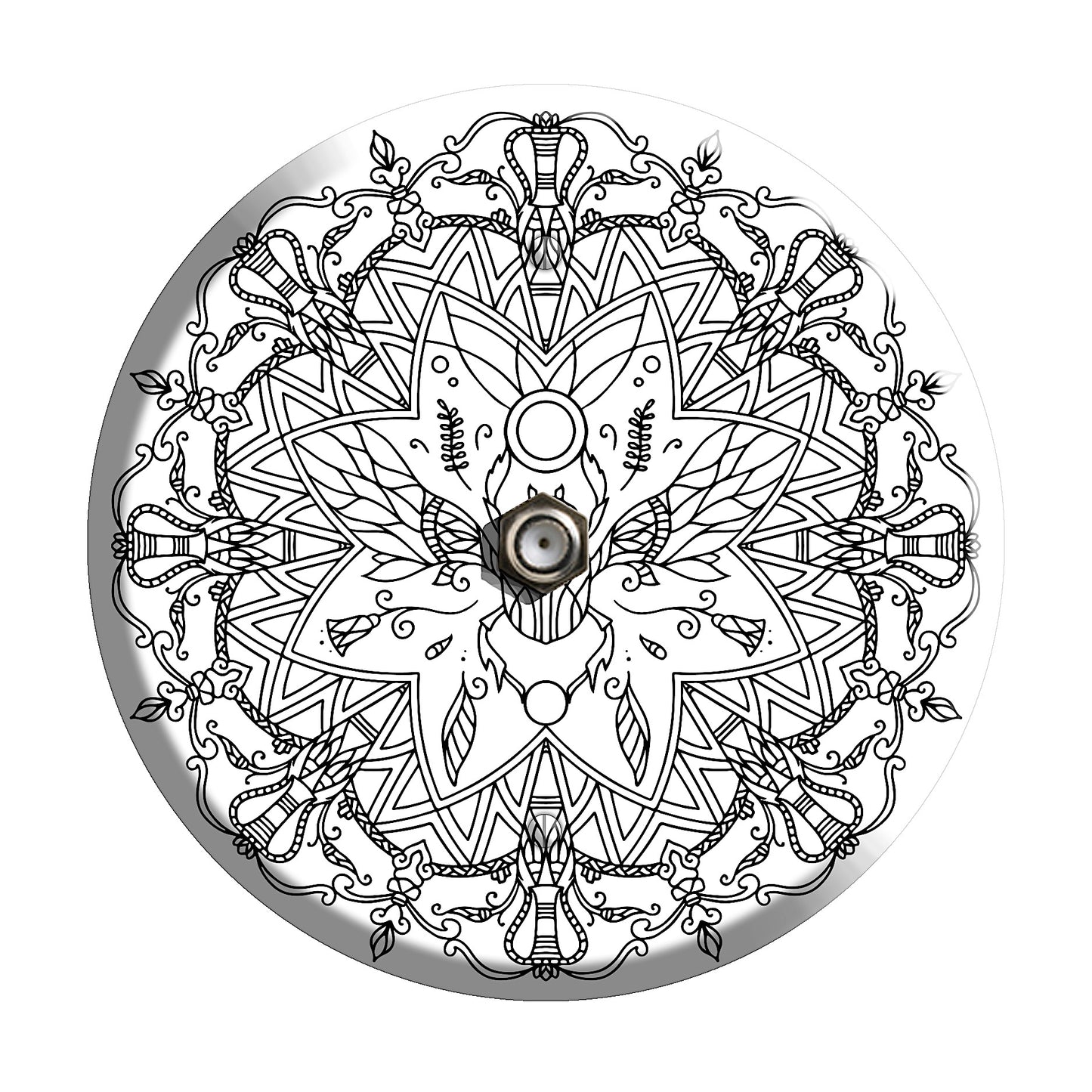 Beetle Mandala A Cable Wallplate