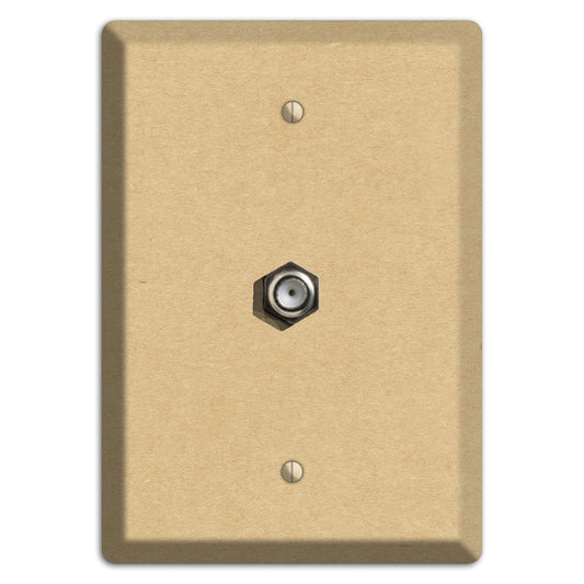 Calico Kraft Cable Wallplate