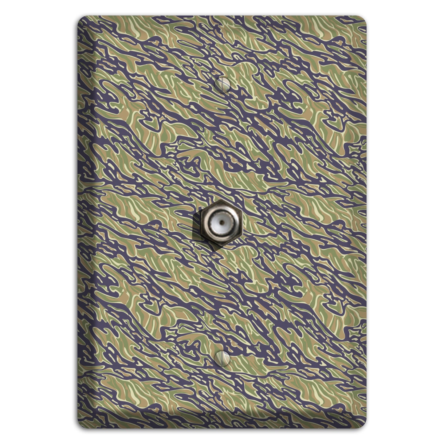 Vietnam Tiger 2 Camo Cable Wallplate