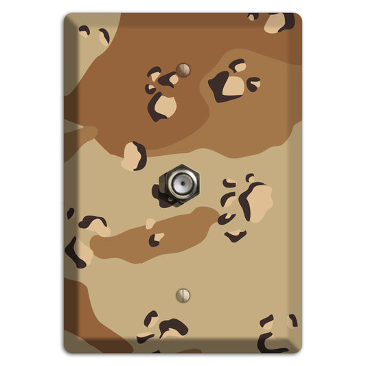 Desert Camo Cable Wallplate