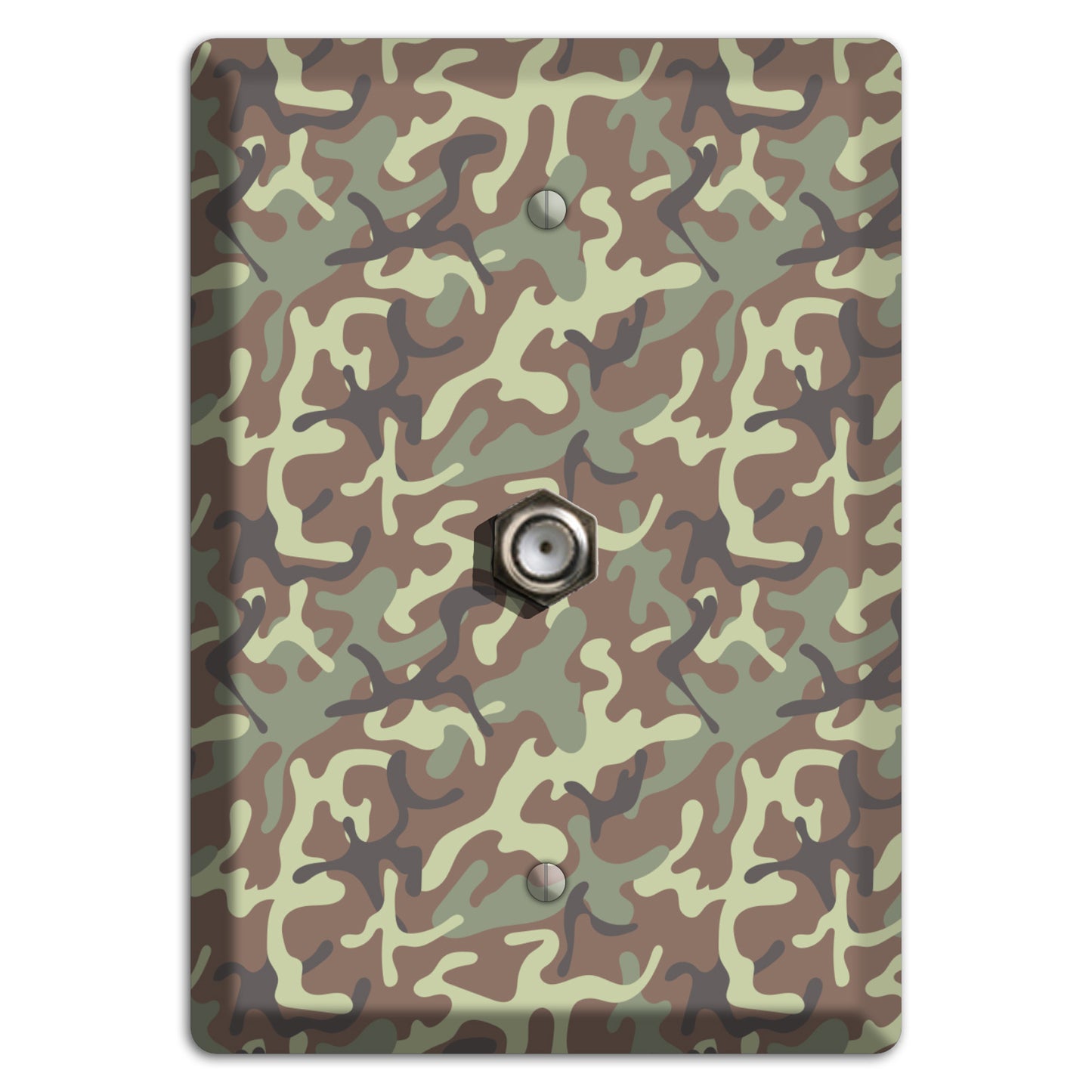 Jungle 1948 Camo Cable Wallplate