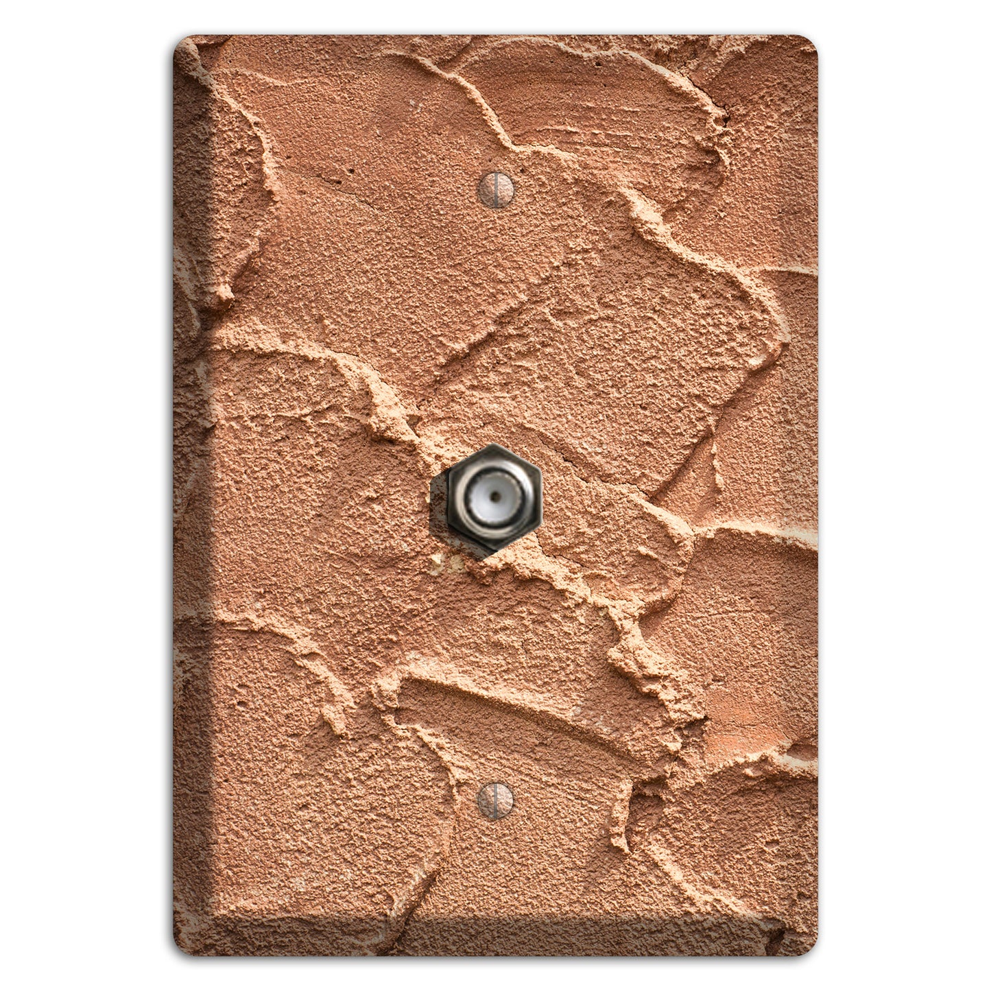 Plaster 5 Cable Wallplate