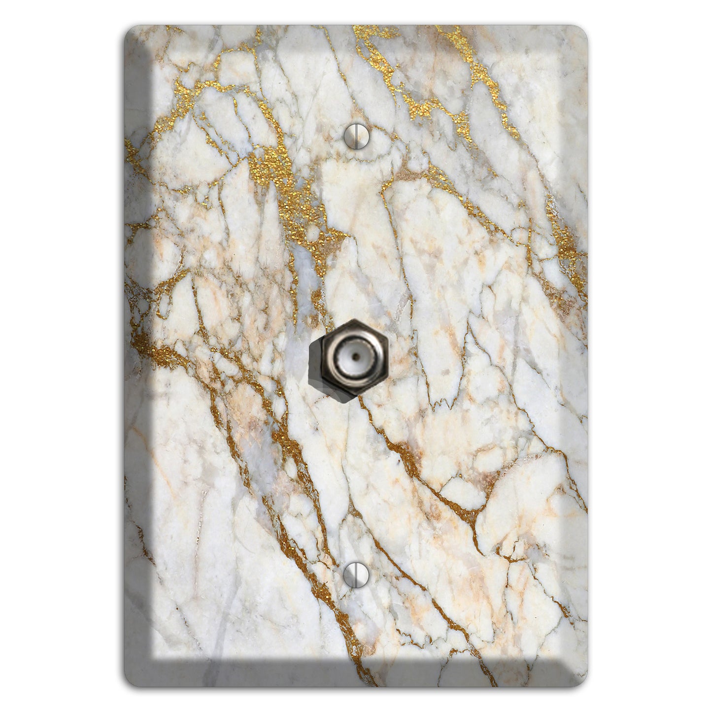 Marigold Marble Cable Wallplate