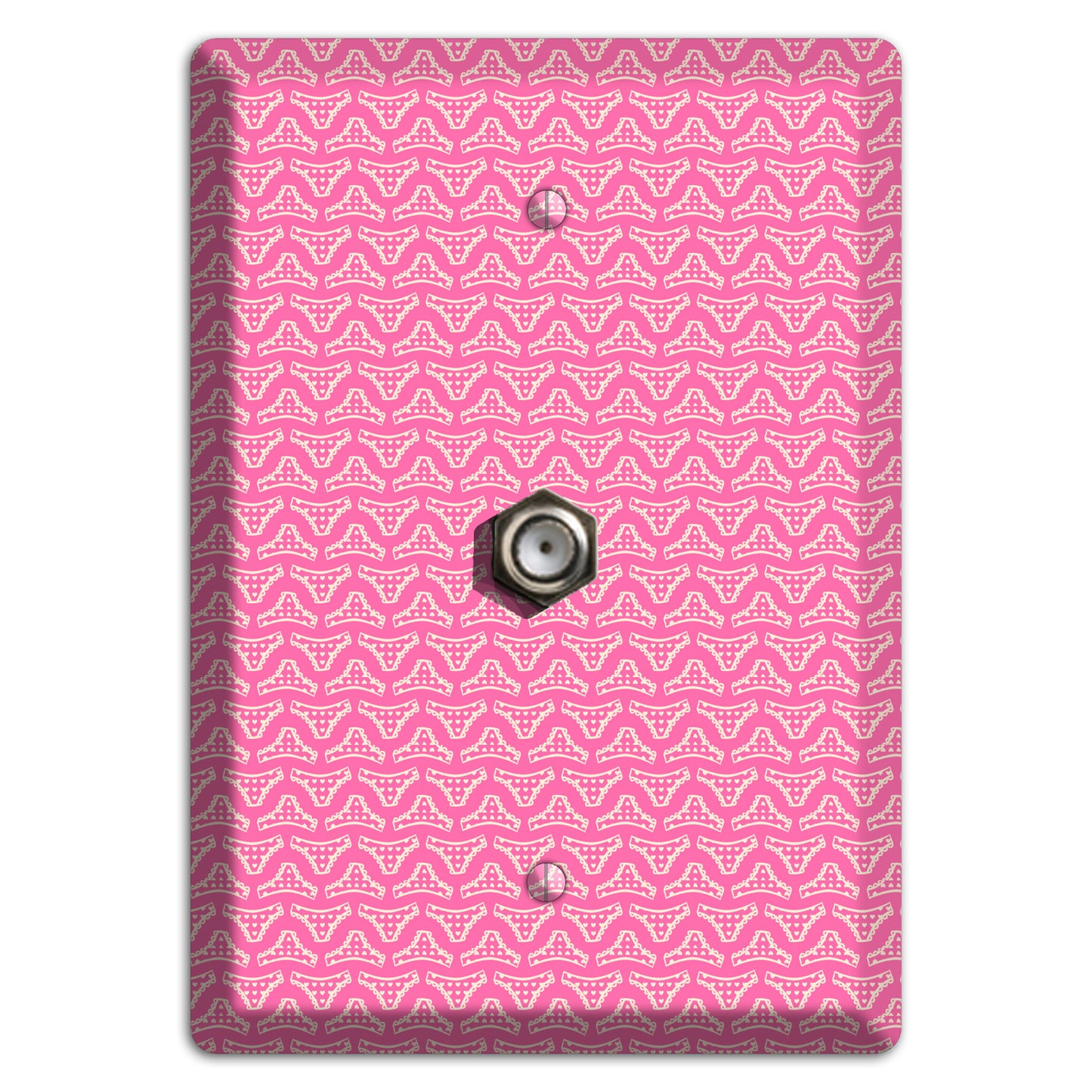 Pink Bikinis Cable Wallplate