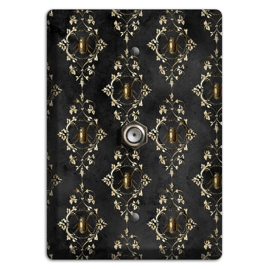 Edgar Allen Poe Beetle Cable Wallplate