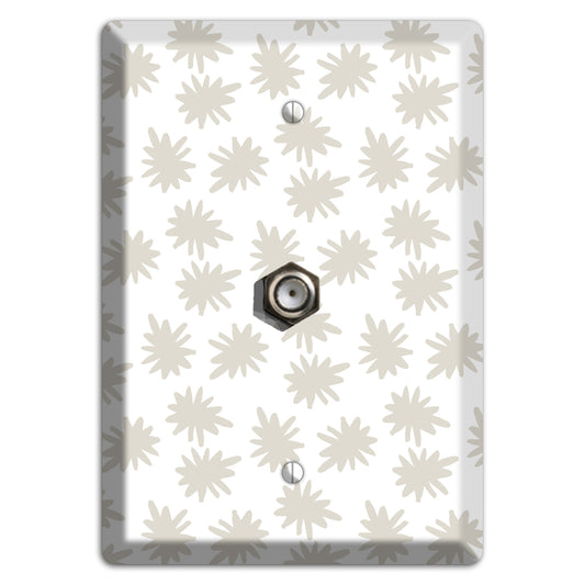 Simple Scandanavian Style CC Cable Wallplate