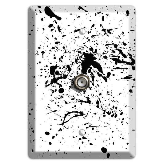 Ink Splash 4 Cable Wallplate