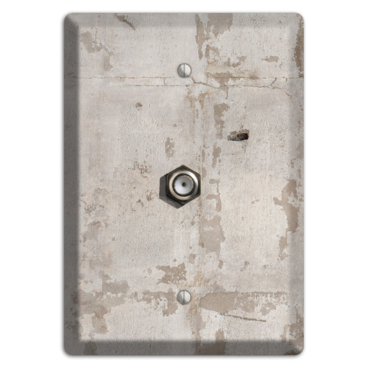 Old Concrete 4 Cable Wallplate