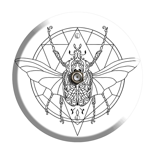 Beetle Mandala C Cable Wallplate